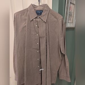 Ralph Lauren Checkered Brown Shirt